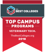 Veterinary Technology best colleges in the US badge