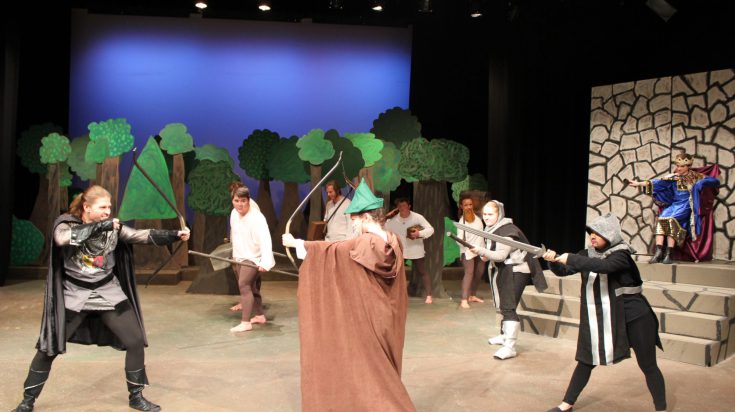 theater set Robin Hood action photo