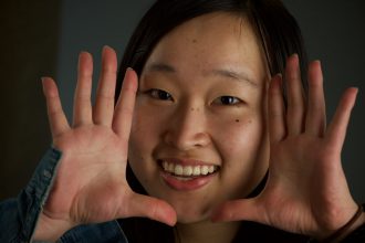Asian female student