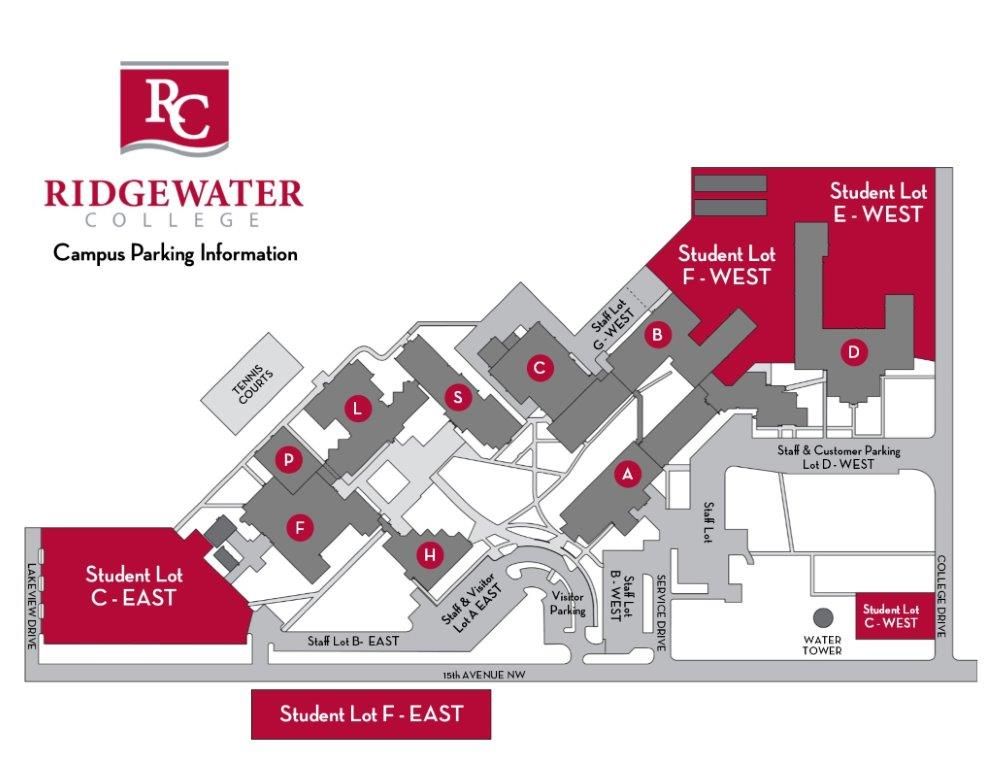 Campus Maps & Parking Willmar Ridgewater College