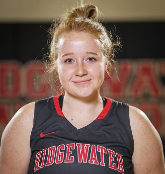 Basketball player Sarah Frederick
