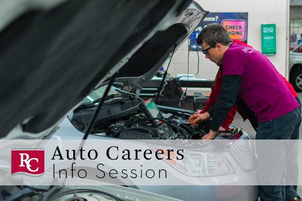 mechanics looking under the hood of a car