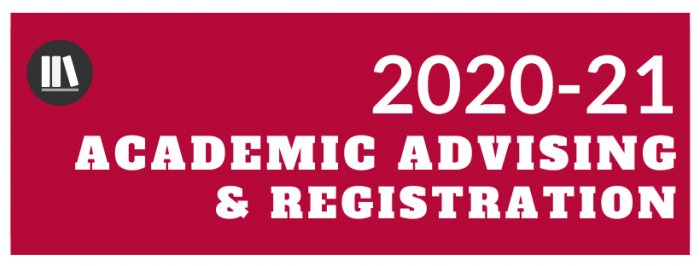 academic advising and registration graphic