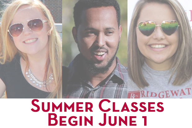 Summer Classes Begin - Ridgewater College