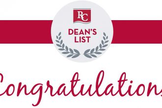 Graphic congratulating those on the Deans' List.