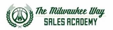 Logo that reads "The Milwaukee Way Sales Academy"