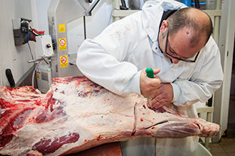 Photo of the butcher