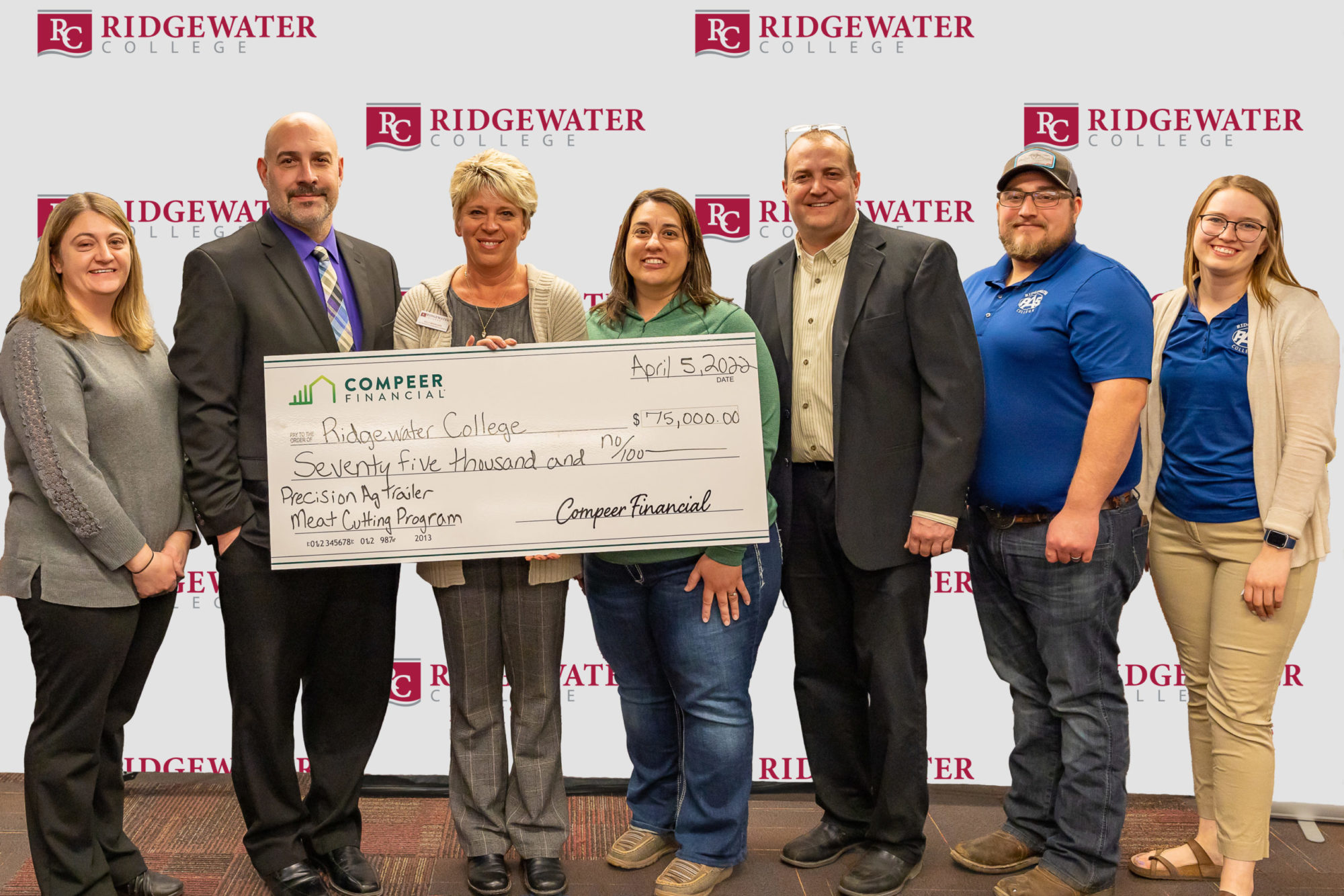 Ridgewater Receives 75,000 Compeer Financial Agriculture & Rural