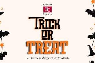 Student Senate Trick or Treat. For current Ridgewater students only.