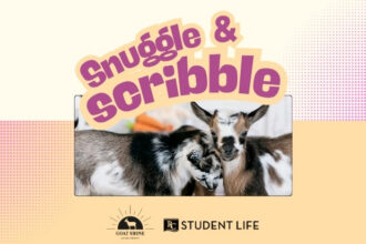 Snuggle & Scribble Goat Snuggling by Goat Shine Animal Therapy