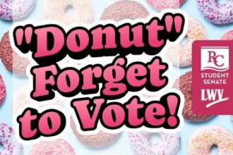 Donut Forget to Vote! Hosted by the Ridgewater College Student Senate and the League of Women Voters